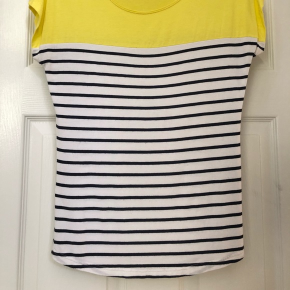 Quiosque Designer Striped Color Block Blouse Top - Picture 15 of 16
